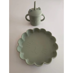 Set X2 piezas Plato + Vaso - OR deco