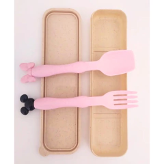 Set Tenedor y Cuchara Con Estuche Disney - tienda online