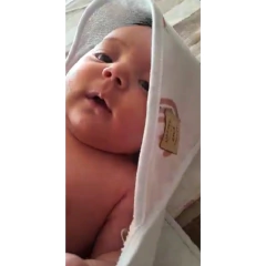 Toalla con capucha algodón - tienda online