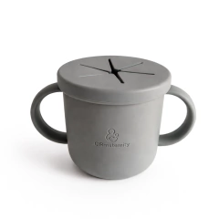 Vaso de silicona con tapa cerealera - OR deco