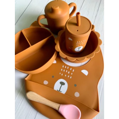 Vaso de silicona con tapa estampado en internet