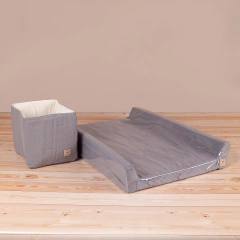 Kit Cambiador Gris + Pañalero