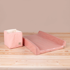 Kit Cambiador Rosa Viejo + Pañalero