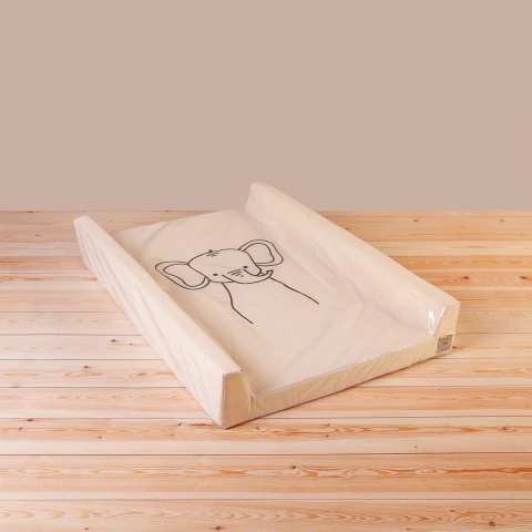 Cambiador Crudo - motivo Elefante