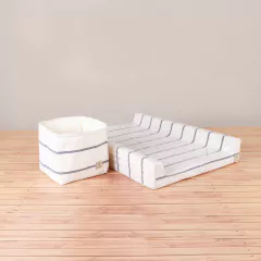 Kit Cambiador Crudo-Gris + Organizador