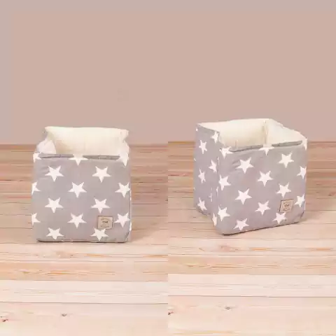 Combo X2 Mini contenedores Stars gris