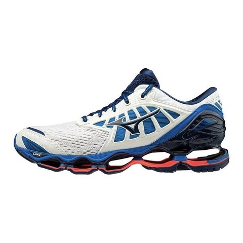Mizuno Wave Prophecy 9 - Branco/vermelho/azul