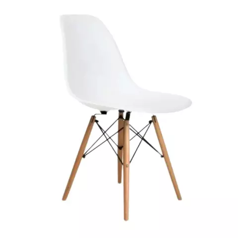 Silla Eames con patas de madera - comprar online