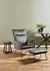 Sillón Quasar Velvet con apoyapies - comprar online