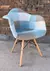 Sillón Eames blue patch - comprar online