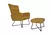 Imagen de Sillón Quasar Velvet con apoyapies