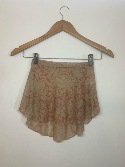 Saia Aula Floral - 2243011 - Salmon