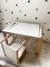 Mesa De Dibujo Montessori melamina + Silla melamina - comprar online