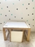 Mesa De Dibujo Montessori melamina + Silla melamina - Fridadidacticos