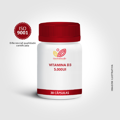 VITAMINA D3 5.000UI - 30 cápsulas - comprar online