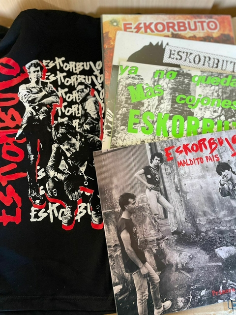 PROMO ESKORBUTO - Vinilo a Elección + Remera (Talles S, M, L, XL, XXL)