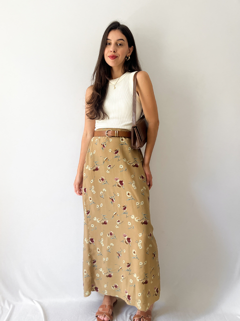 Saia Longa Floral (40) - comprar online