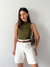 Short Alfaiataria Off White (38/40) - Brechó Um Par
