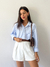 Camisa Azul Listrada (G/GG) - comprar online