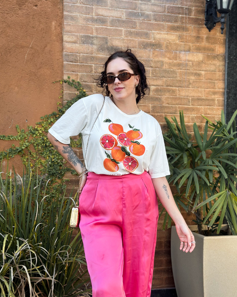 T-shirt Laranja Tropics (P/G)