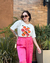 T-shirt Laranja Tropics (P/G)