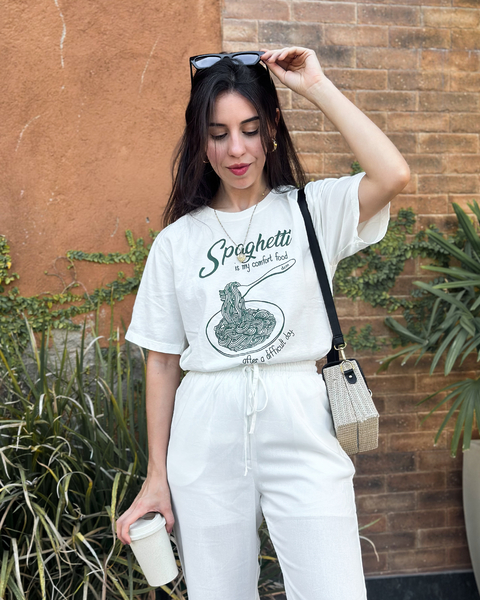 T-shirt Off White Spaguetti (P/M/G)