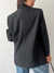 Blazer Risca de Giz Preto (P) - loja online
