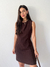 Vestido Alfaiataria Marrom (P/M) - comprar online