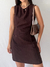 Vestido Alfaiataria Marrom (P/M) - loja online