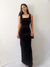 Vestido Longo em Veludo Marrom (P) na internet