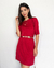 Vestido Vermelho em Suede (M)