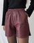 Short PU Vinho (36/38) - Brechó Um Par