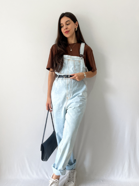 Jardineira Jeans America Latina (G) - comprar online