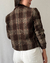 Blazer Marrom Xadrez (PP) - loja online