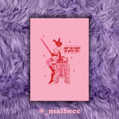 Print - Velvet star wars