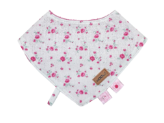 Babero Bandana rosa rococo