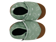 Zapatilla ergonomica MAX-R Dinos Verde - MOOLL calzado ergonomico respetuoso