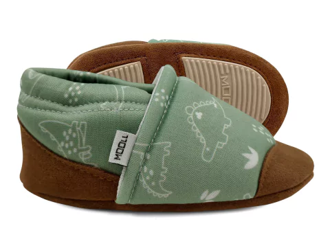 Zapatilla ergonomica MAX-R Dinos Verde