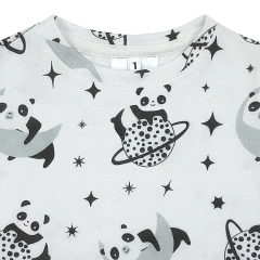 Pijama 2 piezas 100 % algodon Pandas - tienda online