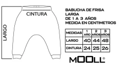 Babucha de Frisa Azul Francia - tienda online