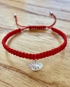 Pulsera de hilo de seda y Plata 925
