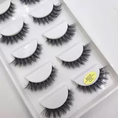 5 Pares de Cílios Postiços X08T - Cat Cosméticos