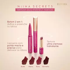 Batom Duo Perfect Match- Niina Secrets na internet