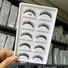 5 Pares de Cílios Postiços 3D E14 - comprar online