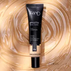 BASE LIQUIDA MATTE - FAND 30G ALTA COBERTURA - loja online