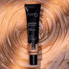 BASE LIQUIDA MATTE - FAND 30G ALTA COBERTURA - loja online