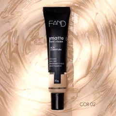 BASE LIQUIDA MATTE - FAND 30G ALTA COBERTURA na internet