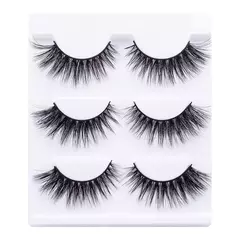 3 Pares de Cílios Postiços Fios de Seda Adhara 1209 - PraMaquiar - comprar online