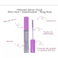 Máscara Sérum Cílios e Sobrancelhas Mood Incolor - Ruby Rose - comprar online