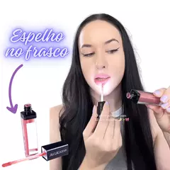 Lip Gloss Brilho Labial Luz de Led e Espelho Cor 02 Light - Alice Academy - Cat Cosméticos